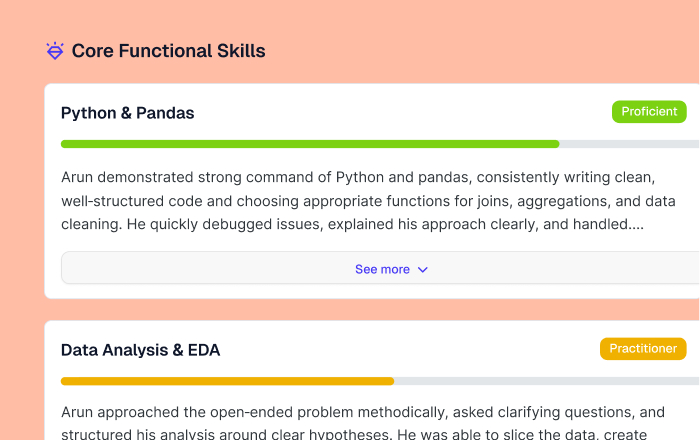 Customizable interview parameters and evaluation criteria - HireHunch platform